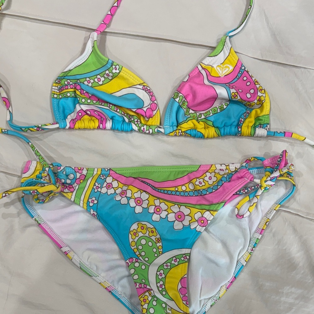 Roxy Multicolor Paisley Bikini